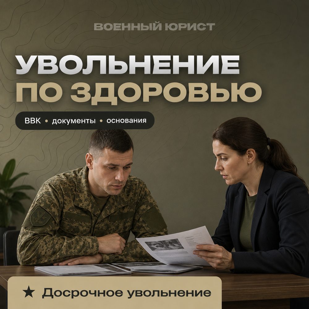 Досрочное увольнение военнослужащего по состоянию здоровья