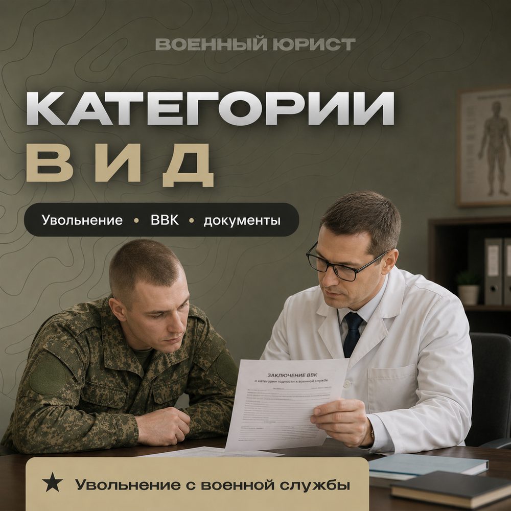 Увольнение с военной службы по категориям «В» и «Д»