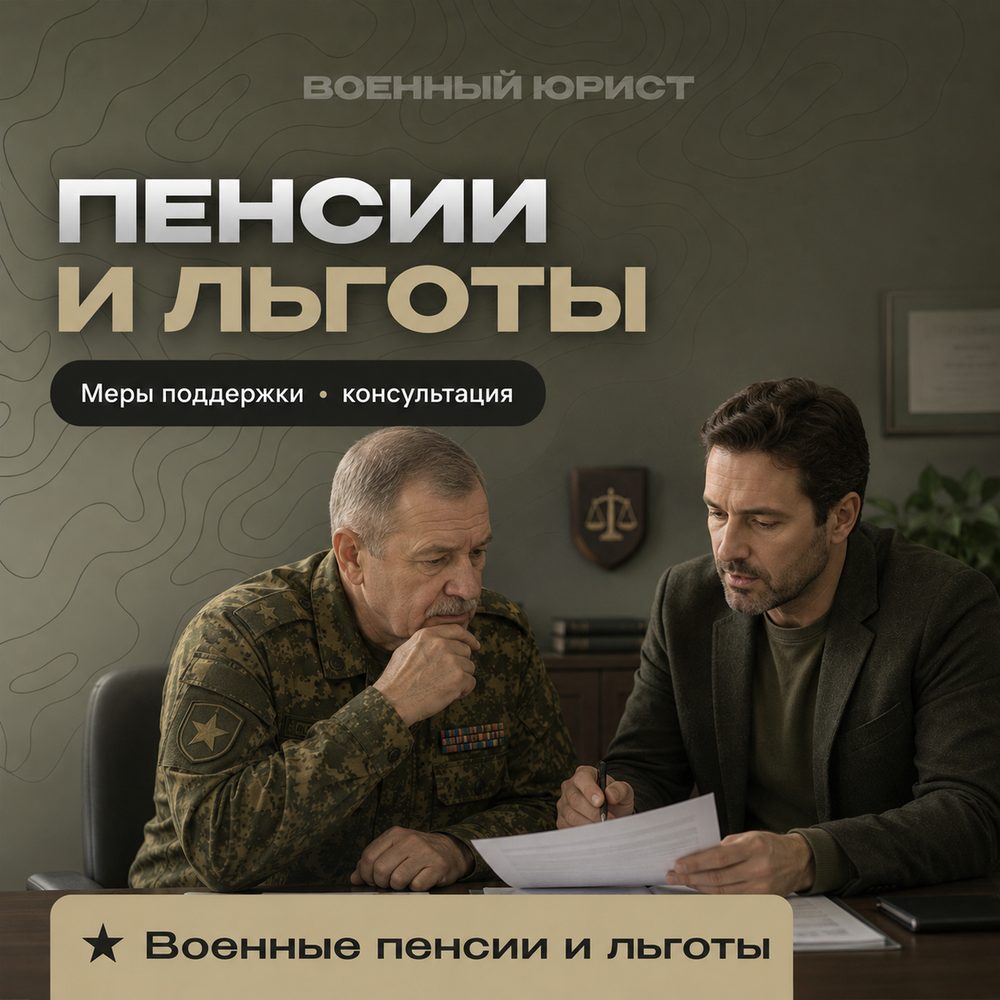 Военные пенсии и льготы участникам СВО