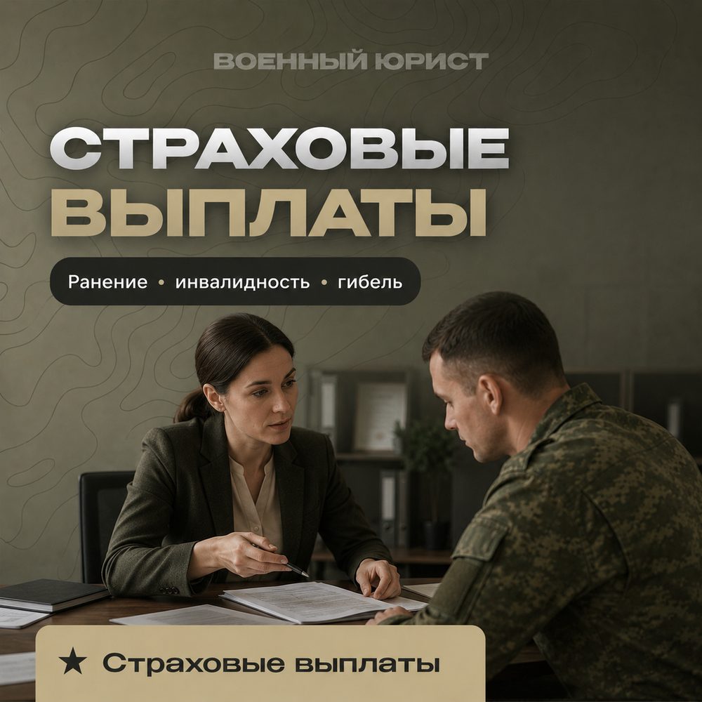 Страховые выплаты военнослужащим и участникам СВО