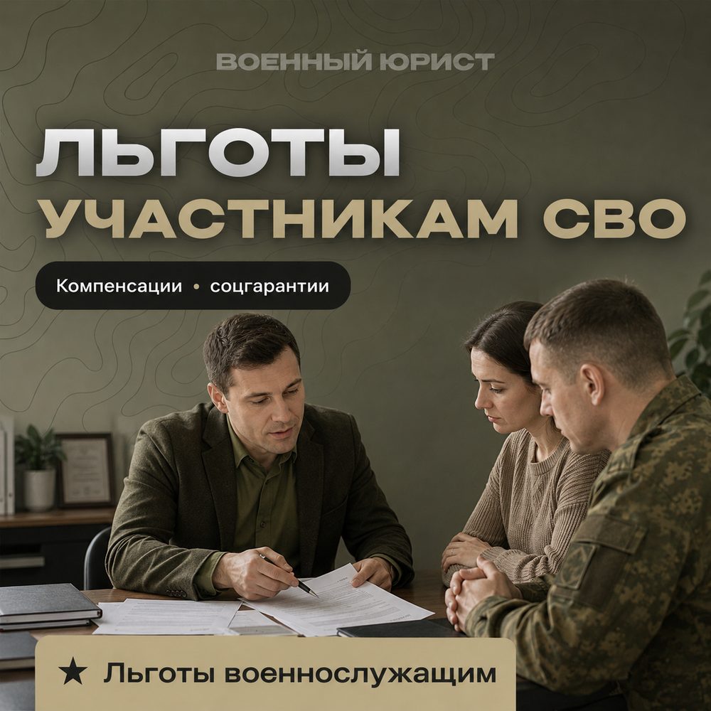 Льготы военнослужащим и участникам СВО