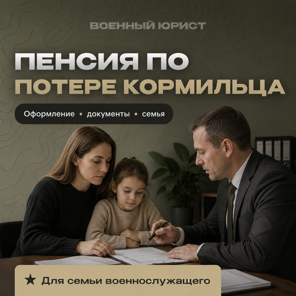 Пенсия по потере кормильца для семьи военнослужащего