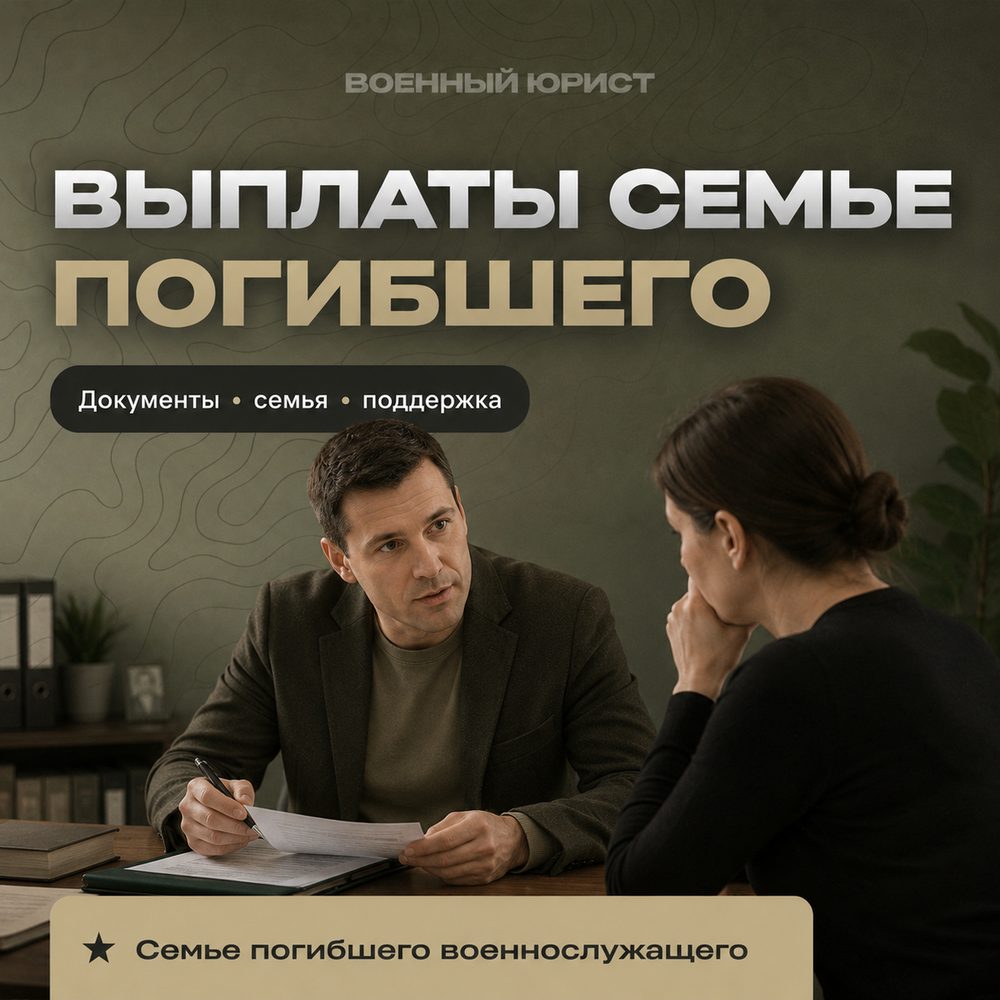 Выплаты семье погибшего военнослужащего