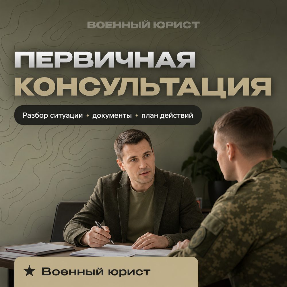 Первичная консультация военного юриста